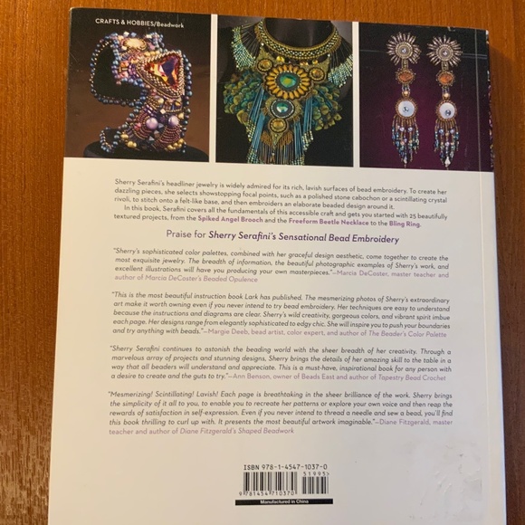 BOOK Sherry Serafini's Sensational Bead Embroidery:25 Inspiring Jewelry Projects - Picture 2 of 5